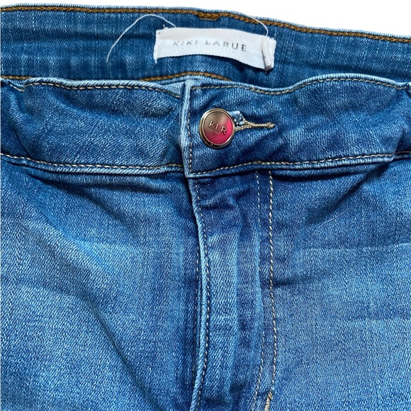 Kiki Larue Denim Distressed jean short Size 1X - Picture 4 of 6